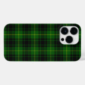 MacArthur tartan groene vleid iPhone Hoesje (Achterkant horizontaal)