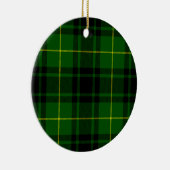 MacArthur tartan groene vleid Keramisch Ornament (Rechts)