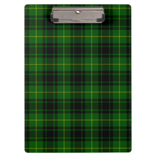 MacArthur tartan groene vleid Klembord