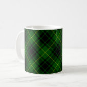 MacArthur tartan groene vleid Koffiemok (Voorkant links)