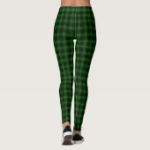 MacArthur tartan groene vleid Leggings (Achterkant)