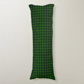 MacArthur tartan groene vleid Lichaamskussen (Voorkant Verticaal)