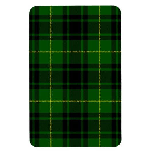 MacArthur tartan groene vleid Magneet (Verticaal)