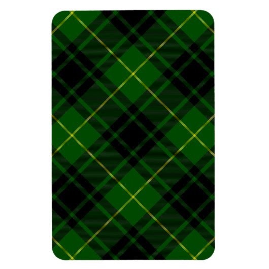 MacArthur tartan groene vleid Magneet (Verticaal)