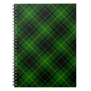MacArthur tartan groene vleid Notitieboek