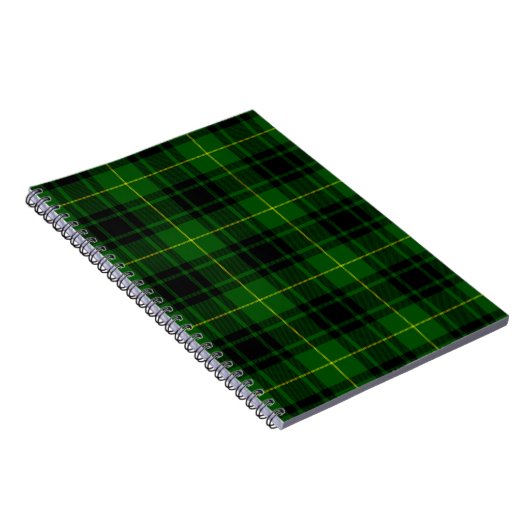MacArthur tartan groene vleid Notitieboek (Rechterzijde)