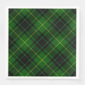 MacArthur tartan groene vleid Servet (Voorkant)