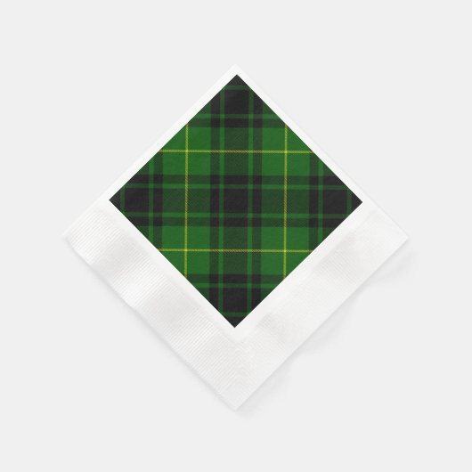 MacArthur tartan groene vleid Servetten (Hoek)