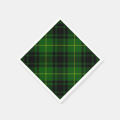 MacArthur tartan groene vleid Servetten (Hoek)