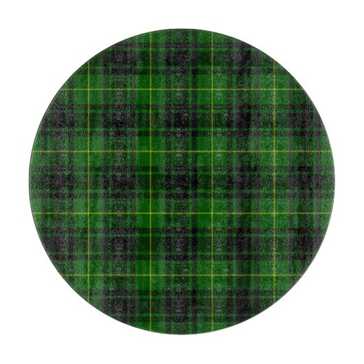 MacArthur tartan groene vleid Snijplank (Voorkant)