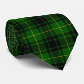 MacArthur tartan groene vleid Stropdas (Opgerold)