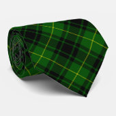 MacArthur tartan groene vleid Stropdas (Opgerold)