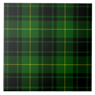 MacArthur tartan groene vleid Tegeltje