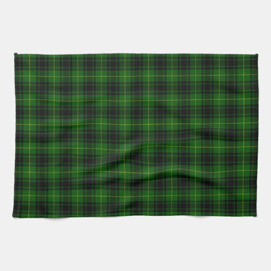MacArthur tartan groene vleid Theedoek (Horizontaal)