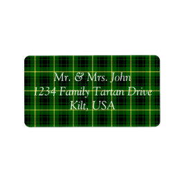 MacArthur Tartan Label