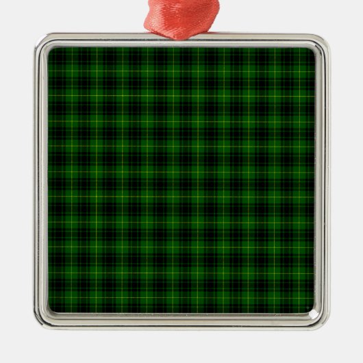 MacArthur Tartan Metalen Ornament (Voorkant)