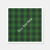 MacArthur Tartan Plaid Papieren servetten (Voorkant)