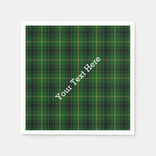 MacArthur Tartan Plaid Papieren servetten (Voorkant)