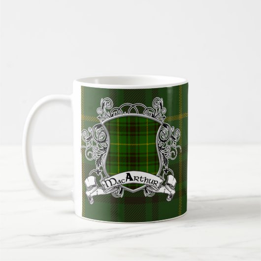 MacArthur Tartan Shield Koffiemok (Links)