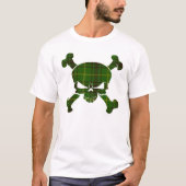MacArthur Tartan Skull No Banner T-shirt (Voorkant)