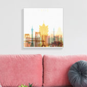 Macau, China | City Skyline Canvas Afdruk (Insitu (Woonkamer))