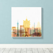 Macau, China | City Skyline Canvas Afdruk (Insitu (Houten vloer))