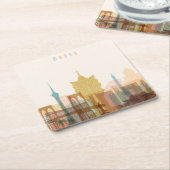 Macau, China | City Skyline Kartonnen Onderzetters (Schuin)