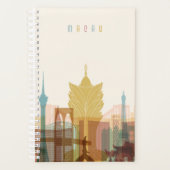 Macau, China | City Skyline Planner (Voorkant)