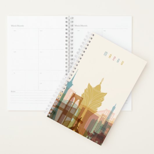 Macau, China | City Skyline Planner (Display)