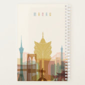 Macau, China | City Skyline Planner (Achterkant)