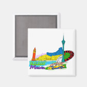 Macau - China.png Magneet (Voorkant / Achterkant)