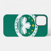 Macau emblem iPhone hoesje (Achterkant horizontaal)