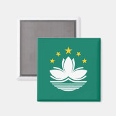 Macau Flag Magnet (Voorkant / Achterkant)