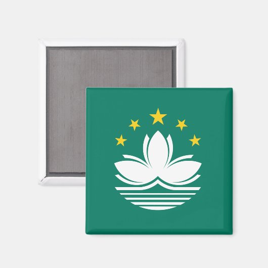 Macau Flag Magnet (Voorkant / Achterkant)