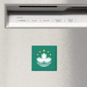 Macau Flag Magnet (Insitu (Vaatwasser))