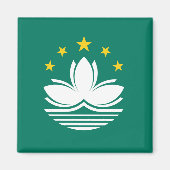 Macau Flag Magnet (Voorkant)