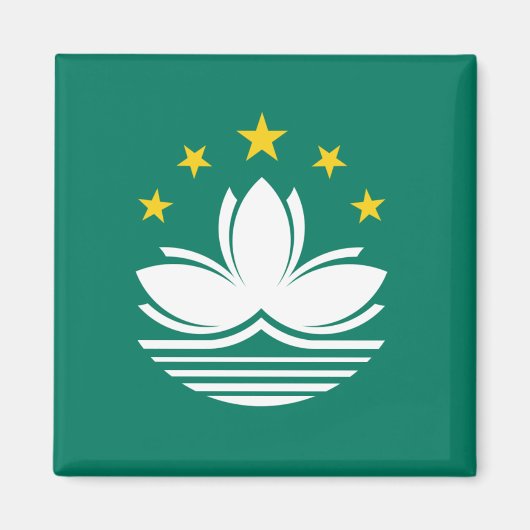 Macau Flag Magnet (Voorkant)