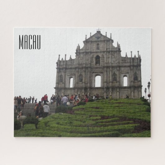 Macau kathedraal legpuzzel (Horizontaal)
