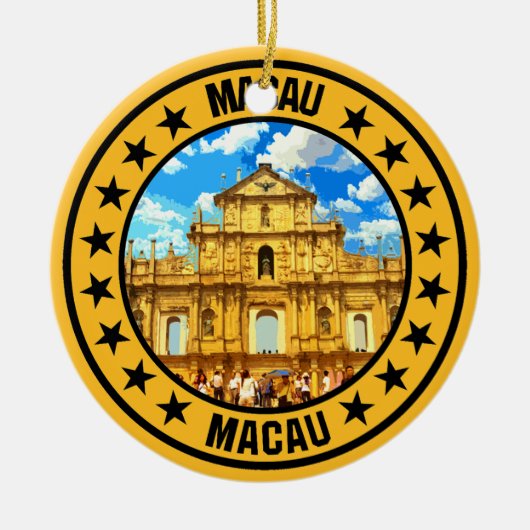 Macau Keramisch Ornament (Voorkant)