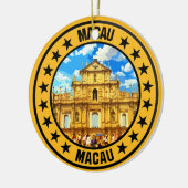 Macau Keramisch Ornament (Links)