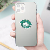 Macau Macanese lippenstift liefde vlag Sticker (Telefoon)