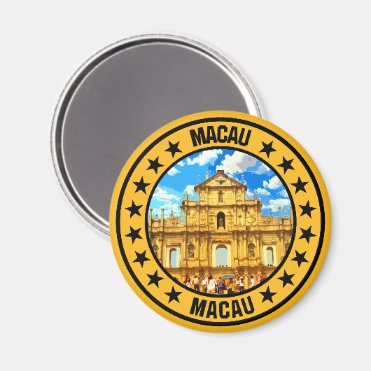 Macau Magneet (Voorkant / Achterkant)