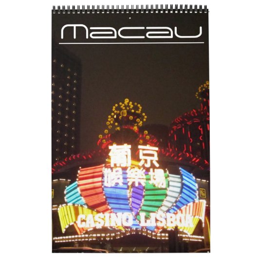 Macau reizen kalender (Hoes)