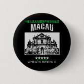 Macau Ronde Button 5,7 Cm (Voorkant)