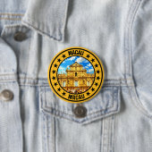 Macau Ronde Button 7,6 Cm (In situ)