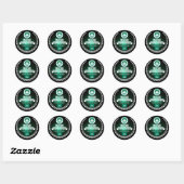 Macau Ronde Sticker (Vel)