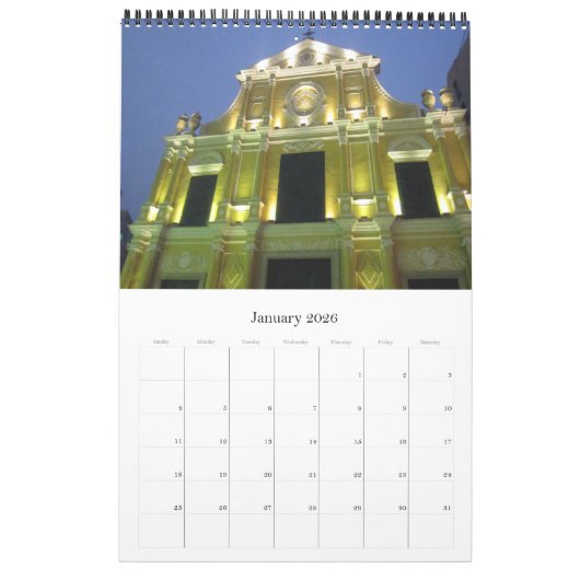 macau sar kalender (Jan 2026)