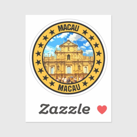 Macau Sticker (Vel)