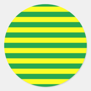 Macau-strepen Ronde Sticker