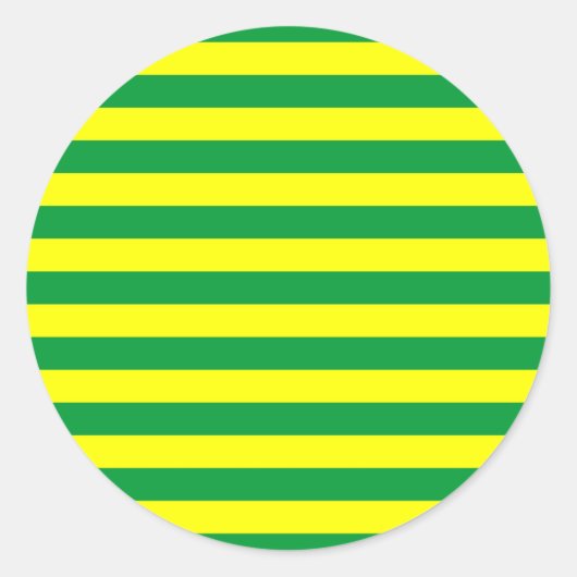 Macau-strepen Ronde Sticker (Voorkant)
